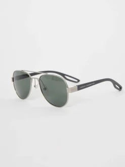 Metal D-Frame Sunglasses