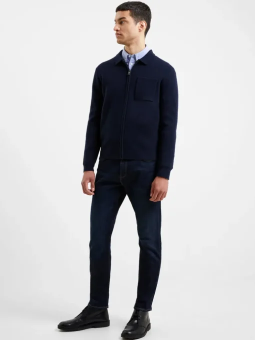 Milano Knitted Zip Through Shirt