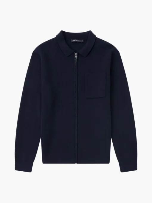 Milano Knitted Zip Through Shirt