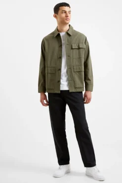 Military Cotton Overshirt