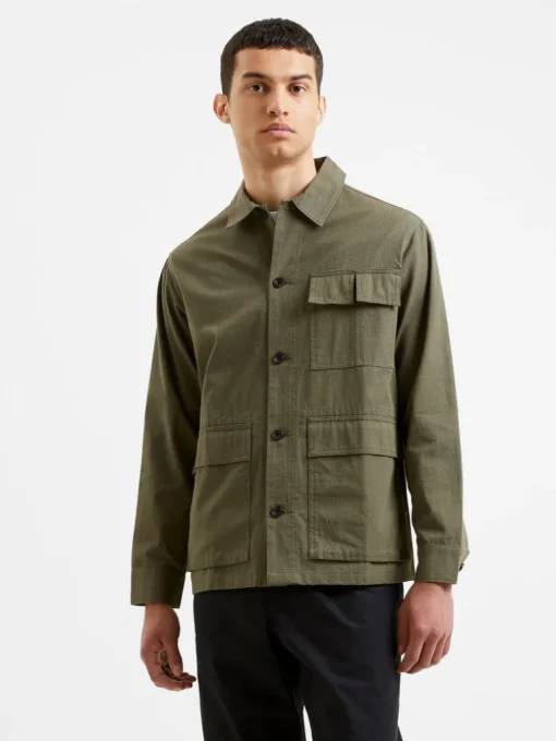 Military Cotton Overshirt