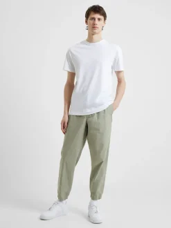 Military Cotton Tapered Chino Trousers
