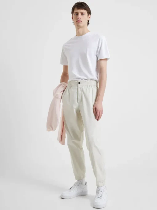 Military Cotton Tapered Chino Trousers