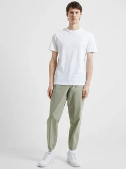 Military Cotton Tapered Chino Trousers