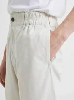 Military Cotton Tapered Chino Trousers