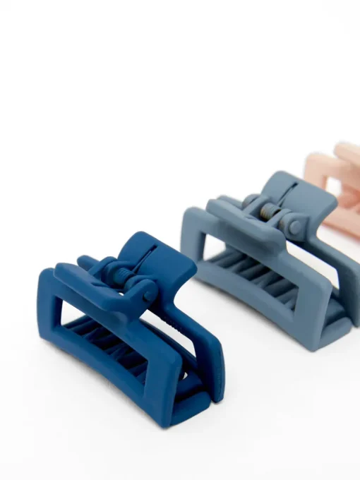 Mini Matte Claw Hair Clips (Pack of 3)