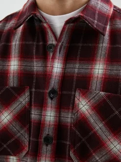 Mist Check Recycled Overshirt