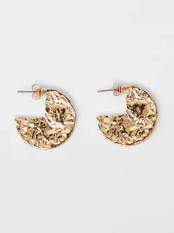 Molten Half Hoop Earrings