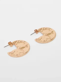Molten Half Hoop Earrings