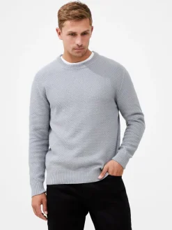 Moss Stitch Jumper