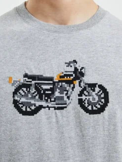 Motorbike Pixel T-Shirt
