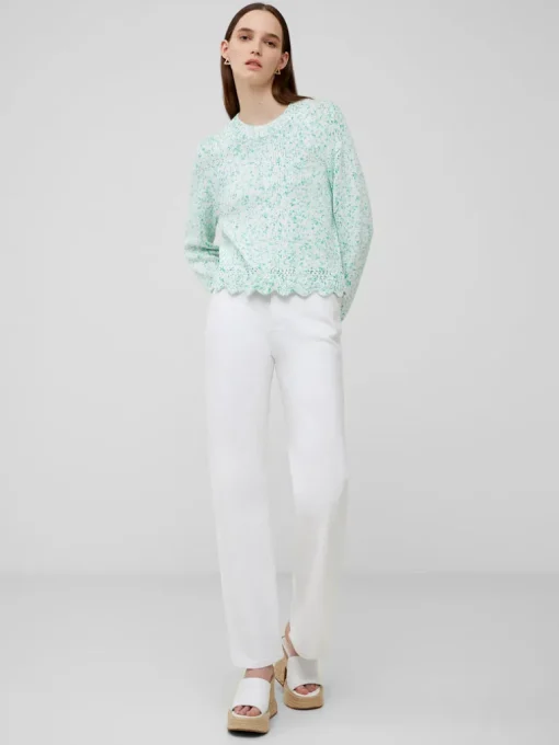 Nevanna Recycled Scallop Hem Sweater