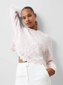 Nevanna Recycled Scallop Hem Sweater