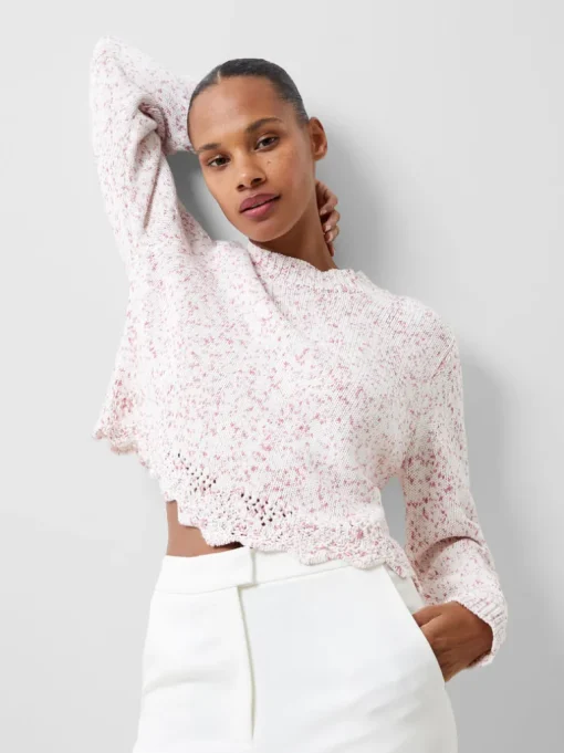 Nevanna Recycled Scallop Hem Sweater
