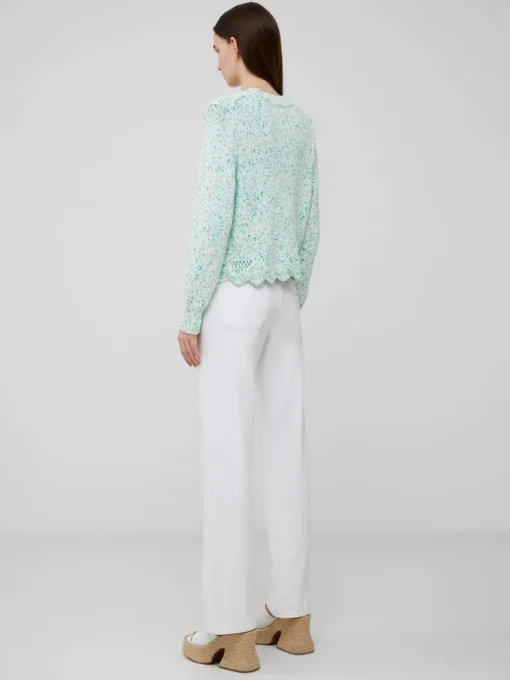 Nevanna Recycled Scallop Hem Sweater