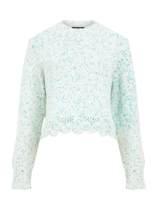 Nevanna Recycled Scallop Hem Sweater