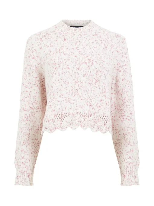 Nevanna Recycled Scallop Hem Sweater