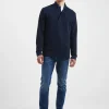 Ottoman Funnel Neck Polo Shirt