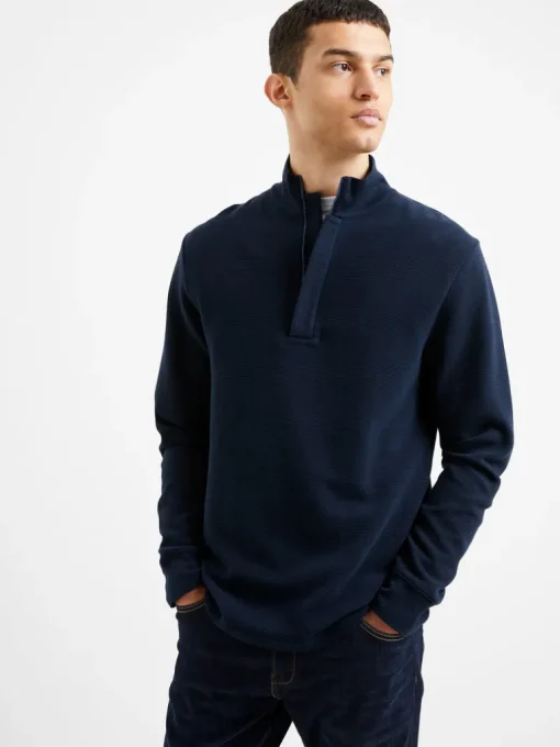 Ottoman Funnel Neck Polo Shirt