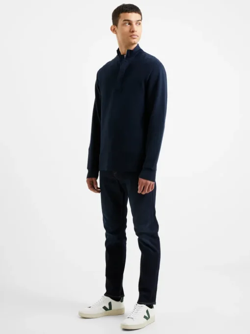 Ottoman Funnel Neck Polo Shirt