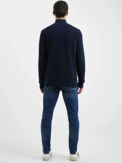 Ottoman Funnel Neck Polo Shirt