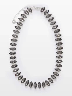Oval Crystal Necklace