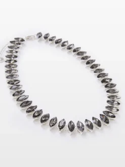 Oval Crystal Necklace