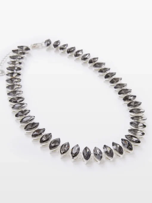Oval Crystal Necklace