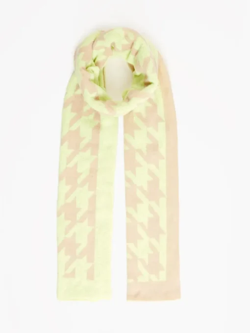 Oversized Houndstooth Scarf