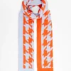 Oversized Houndstooth Scarf