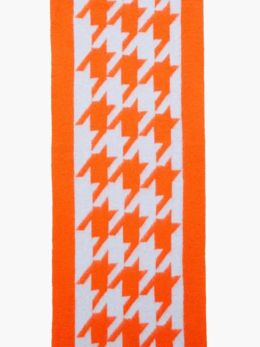 Oversized Houndstooth Scarf