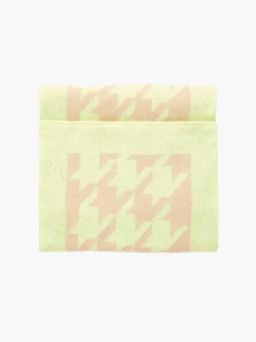 Oversized Houndstooth Scarf