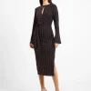 Paula Keyhole Midi Dress