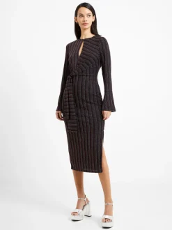 Paula Keyhole Midi Dress