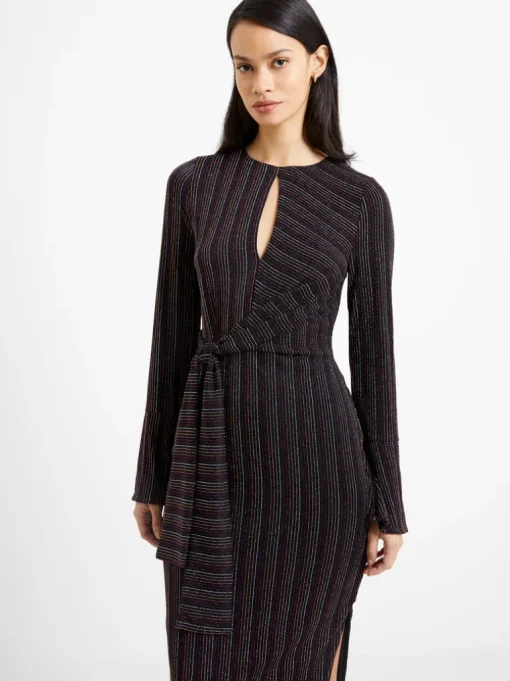 Paula Keyhole Midi Dress