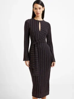 Paula Keyhole Midi Dress