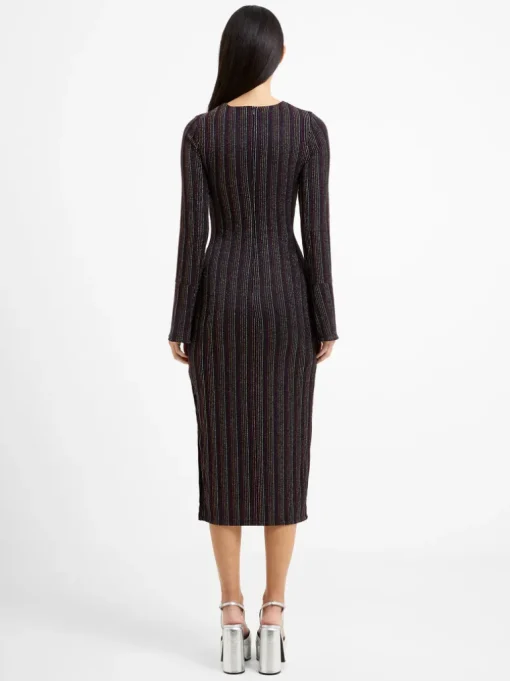 Paula Keyhole Midi Dress