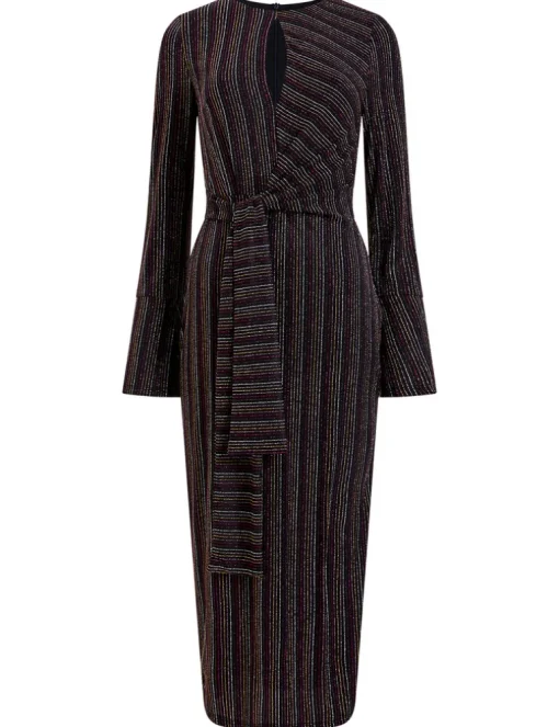 Paula Keyhole Midi Dress