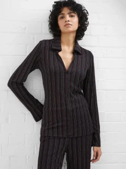 Paula Lurex Stripe Top