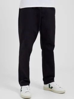 Peached Cotton Straight Leg Trousers