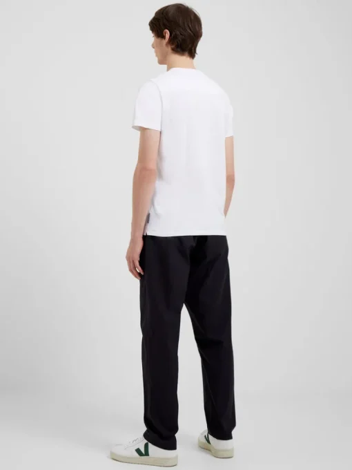 Peached Cotton Straight Leg Trousers