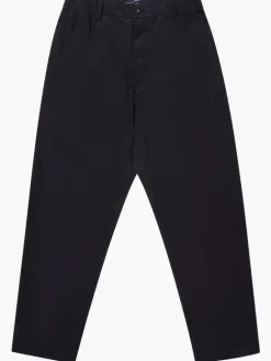 Peached Cotton Straight Leg Trousers