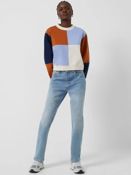 Peri Modal Jersey Colour Block Sweatshirt