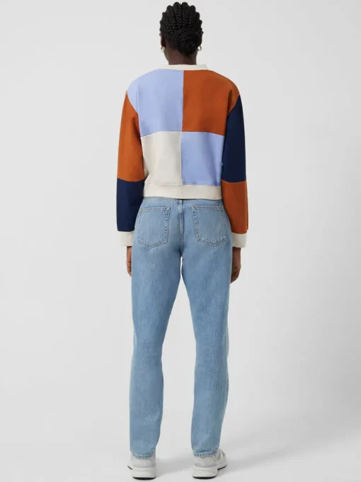 Peri Modal Jersey Colour Block Sweatshirt