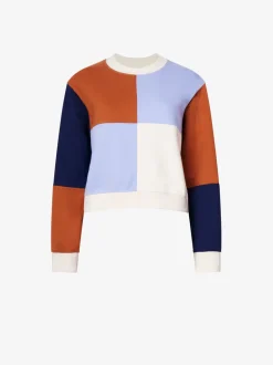 Peri Modal Jersey Colour Block Sweatshirt