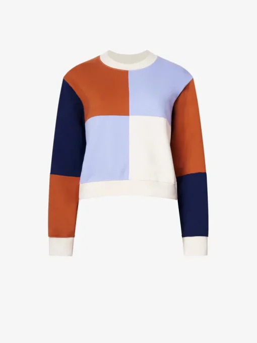 Peri Modal Jersey Colour Block Sweatshirt