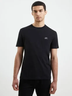 Point Embroidered Bike T-Shirt
