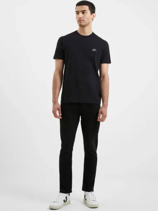 Point Embroidered Bike T-Shirt