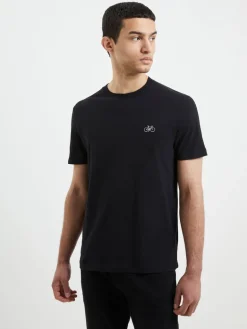 Point Embroidered Bike T-Shirt