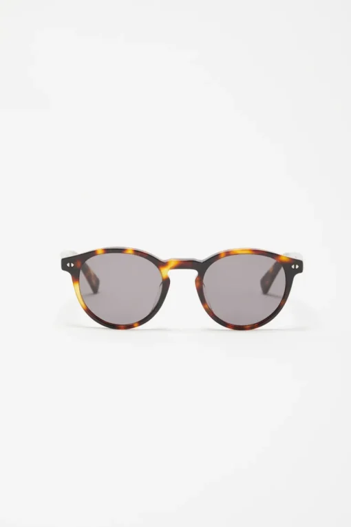 Preppy Round Tortoise Sunglasses